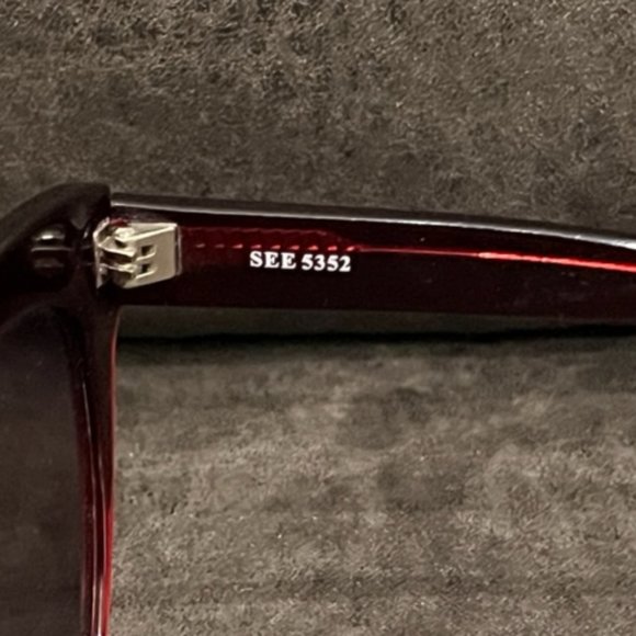 See Eyewear 5352 Red Framed Sunglasses - Picture 4 of 10